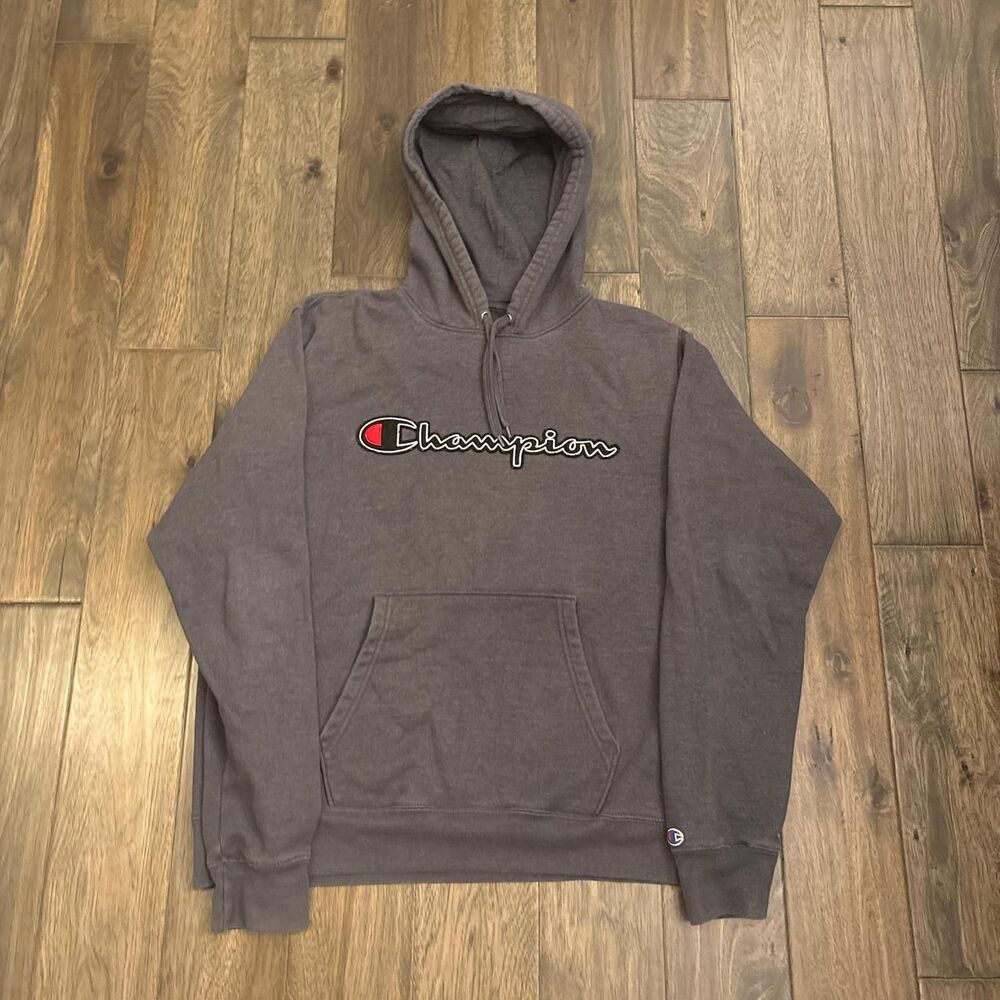 Champion Men's Grey and Red Jacket